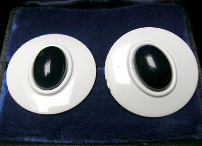 black button earrings black button earrings